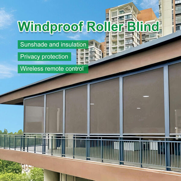Windproof Roller Blind ﻿ - Image 2